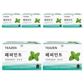 티젠 페퍼민트 티백, 1.2g, 20개입, 6개