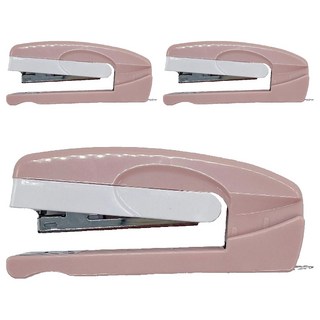 PENROTE 筆樂 360度可旋轉釘書機 KC0864-PK, 粉色, 3個