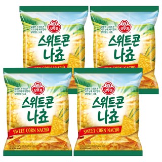 OTTOGI 不倒翁 甜玉米脆片, 60g, 4包