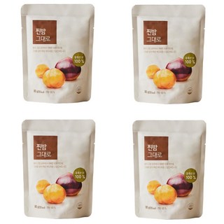 ORGA WHOLE FOODS 即食蒸栗子, 80g, 4包