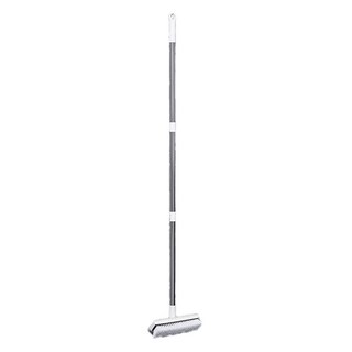 360度可旋轉二合一地板清潔刷, 白色 + 銀色, 1支