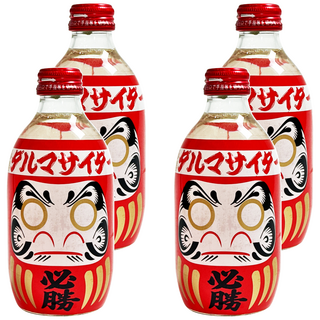 木村飲料 達摩汽水 紅色, 300ml, 4瓶