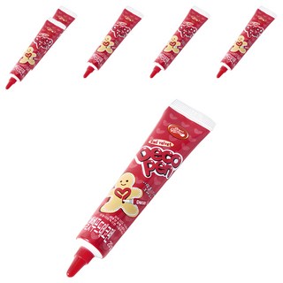 브레드가든 초코펜 레드벨벳 데코펜, 20g, 6개