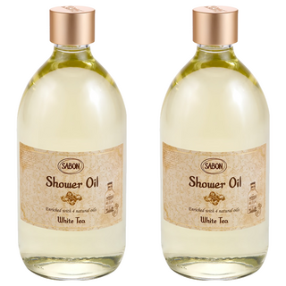 SABON 沐浴油 白茶, 500ml, 2瓶