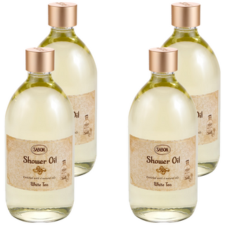 SABON 沐浴油 白茶, 500ml, 4瓶