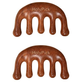 홀리픽 두피괄사 승모근 마사지, 브라운, 2개