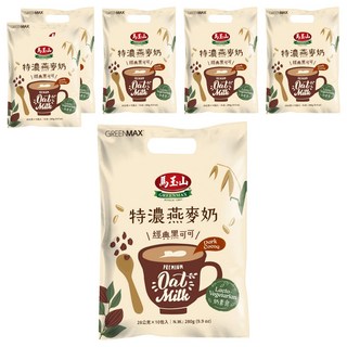 馬玉山 特濃燕麥奶經典黑可可 10包, 28g, 6袋