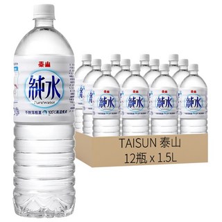 TAISUN 泰山 純水, 1500ml, 12瓶