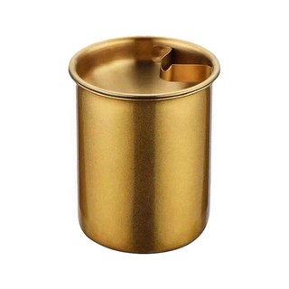 不鏽鋼防風加厚個性煙灰缸, 尊貴金, 1個