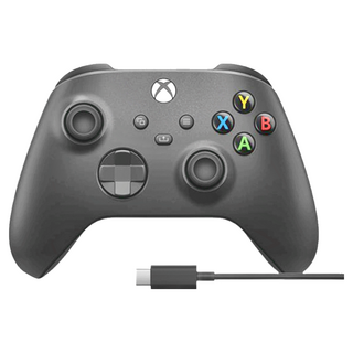 XBOX 無線控制器 含USB-C 纜線同捆組 磨砂黑, 1組