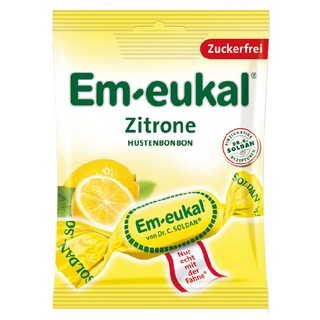 Em-eukal 德國索丹潤喉檸檬糖, 1個, 75g