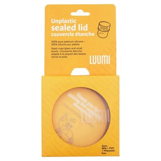 LUUMI Lidan Straw 密封蓋吸管組 100%純鉑金矽膠, 透明, 1組