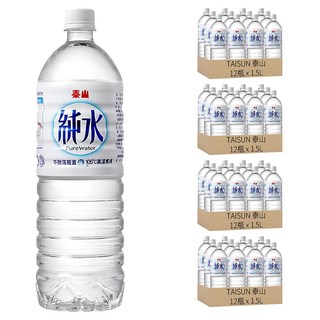 TAISUN 泰山 純水, 1500ml, 48瓶