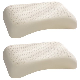 J-bedtime 床寢時光 100%泰國原料天然按摩乳膠枕頭 Q9653, 平面帝王, 2個