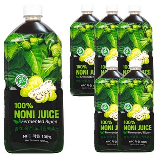 파모빗 발효 숙성 노니원액주스, 6개, 1L