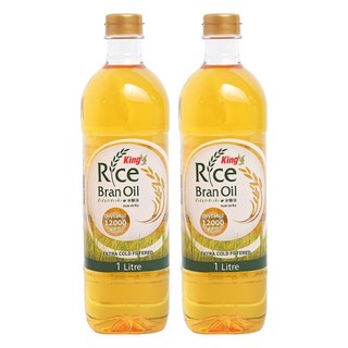 Kingriceoil King 特級玄米油, 2個, 1L