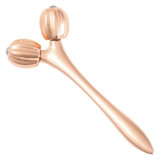 BACOZEL 臉部下顎金屬按摩滾輪棒, 金色, 1個