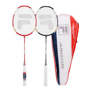 휠라 아르곤 배드민턴 라켓 2p + 케이스 랜덤 발송 세트 M4EQY505X, 1세트