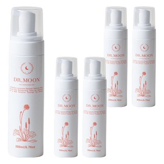 DR.MOON 乳酸菌車前草萃取女性清潔劑, 200ml, 5瓶