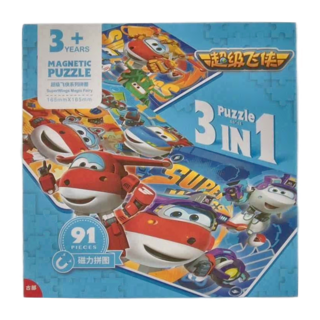 Disney 迪士尼 磁力拼圖 超级飛俠 33JF0964 165 x 165mm 3歲以上, 91片, 1盒