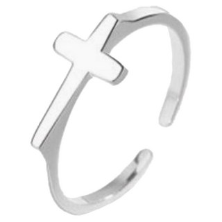 光明十字架開口念珠戒指