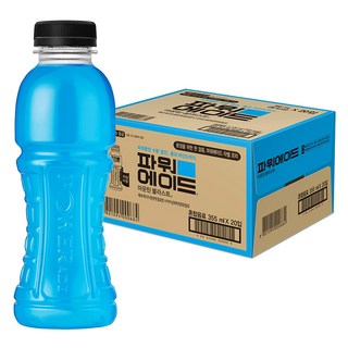 파워에이드 제로 무라벨, 355ml, 20개