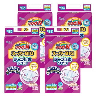GOO.N 大王 SuperBig 黏貼型紙尿褲/尿布 成人兒童, 均碼, 112片