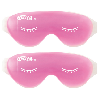 냉온 눈찜질팩 수면안대 핑크, 1개입, 2개