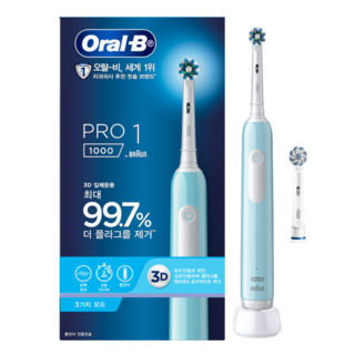 Oral-B Pro1000 電動牙刷 藍色, 3791, 1個