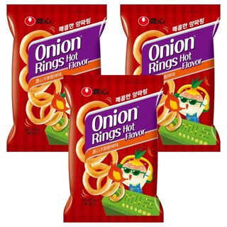 NONGSHIM 農心 洋蔥圈 辣味, 3包, 70g