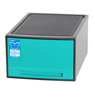 KEYWAY 聯府 馬卡龍抽屜整理箱 R2-0201, 藍色, 1個