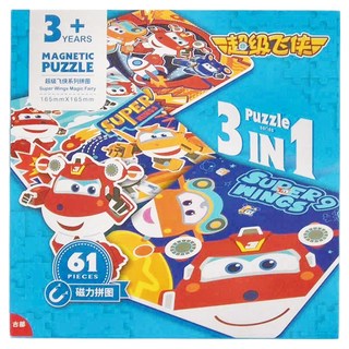 Disney 迪士尼 磁力拼圖 超級飛俠 33JF0924 165 x 165mm 3歲以上, 1盒, 61片
