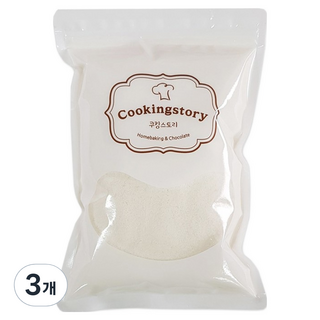 Cookingstory 乾燥椰子粉, 500g, 3個