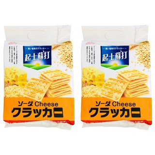 日日旺 起士蘇打餅乾, 酥脆鹽味, 輕食, 健康美味, 400g, 2包