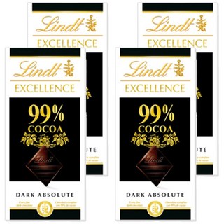 EXCELLENCE 卓越系列黑巧克力 99%款, 50g, 4盒