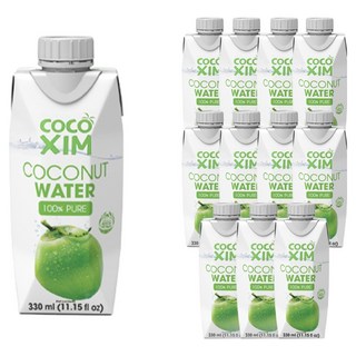COCO XIm 椰子水, 330ml, 12入