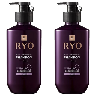 RYO 呂 滋養韌髮洗髮精 油性頭皮適用 紫瓶 草本花香, 400ml, 2件