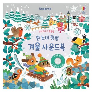 우리 아기 오감발달흰 눈이 펑펑 겨울 사운드북:, 흰 눈이 펑펑 겨울, 어스본코리아