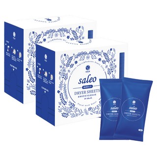 Saleo 烘衣紙 衣物柔軟精 花麝香 正裝, 40入, 2個