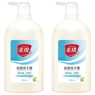 美琪抗菌洗手露 澄淨白茶，植萃防護 有效抗菌，保濕因子 細緻不乾, 700ml, 2件