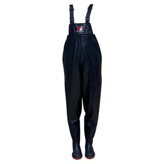 맥스메가다인 갯벌 낚시 가슴장화, 블랙, 1개