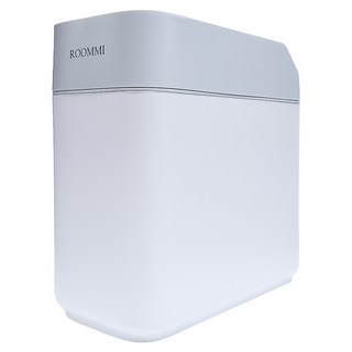 ROOMMI Handsfree 充電滑蓋感應垃圾桶, 極簡灰白, 1層