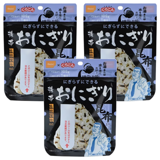 Onisi 尾西 沖泡即食昆布飯糰, 42g, 3個