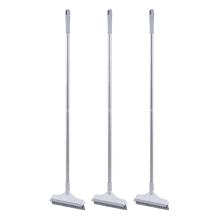 E.dot 二合一刮刀V形刷毛清潔刷 地板刷, 白色, 3支