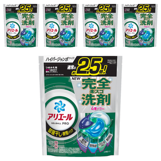 ARIEL 日本原裝進口 4D立體洗衣球補充包 綠色室內曬衣, 28顆, 5袋