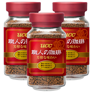 ucc 職人的珈琲 職人芳醇即溶咖啡, 90g, 1瓶, 3瓶