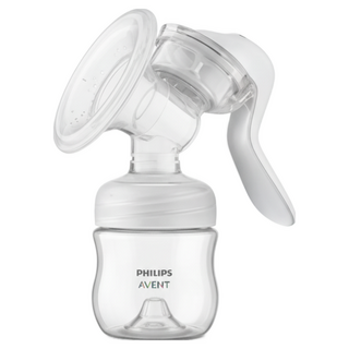 PHILIPS 飛利浦 AVENT 新安怡 SCF430 手動吸乳器 (簡裝版), 白色 + 透明色, 1組