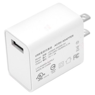 5V 3A充電頭 BSMI UL認證 39-004-3A, 白色, 1個