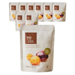 ORGA 蒸栗子原樣, 80g, 8個