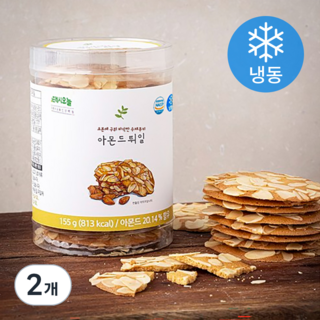 프레시오늘 오븐에 구운 수제쿠키 아몬드 튀일 (냉동), 155g, 1개입, 2개